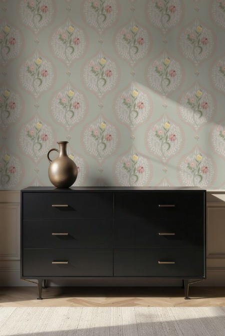 Coloring Flower bouquet in ogee green - 1032601-02 - 04823-01 paint 